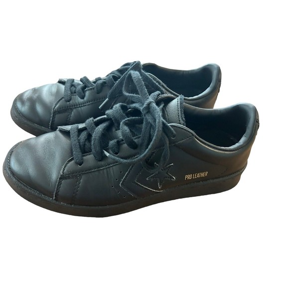 Converse Pro Leather Ox Low Mens‎ Size 5.5 / Womens 7 Black Shoe 167602c main image 5